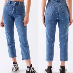 PacSun embroidered jeans
